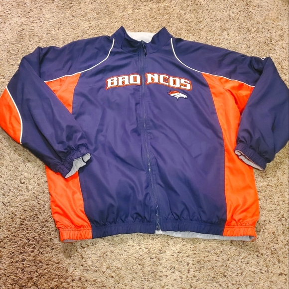 SOLD! NFL Reebok reversible Broncos Jacket. - Picture 1 of 8